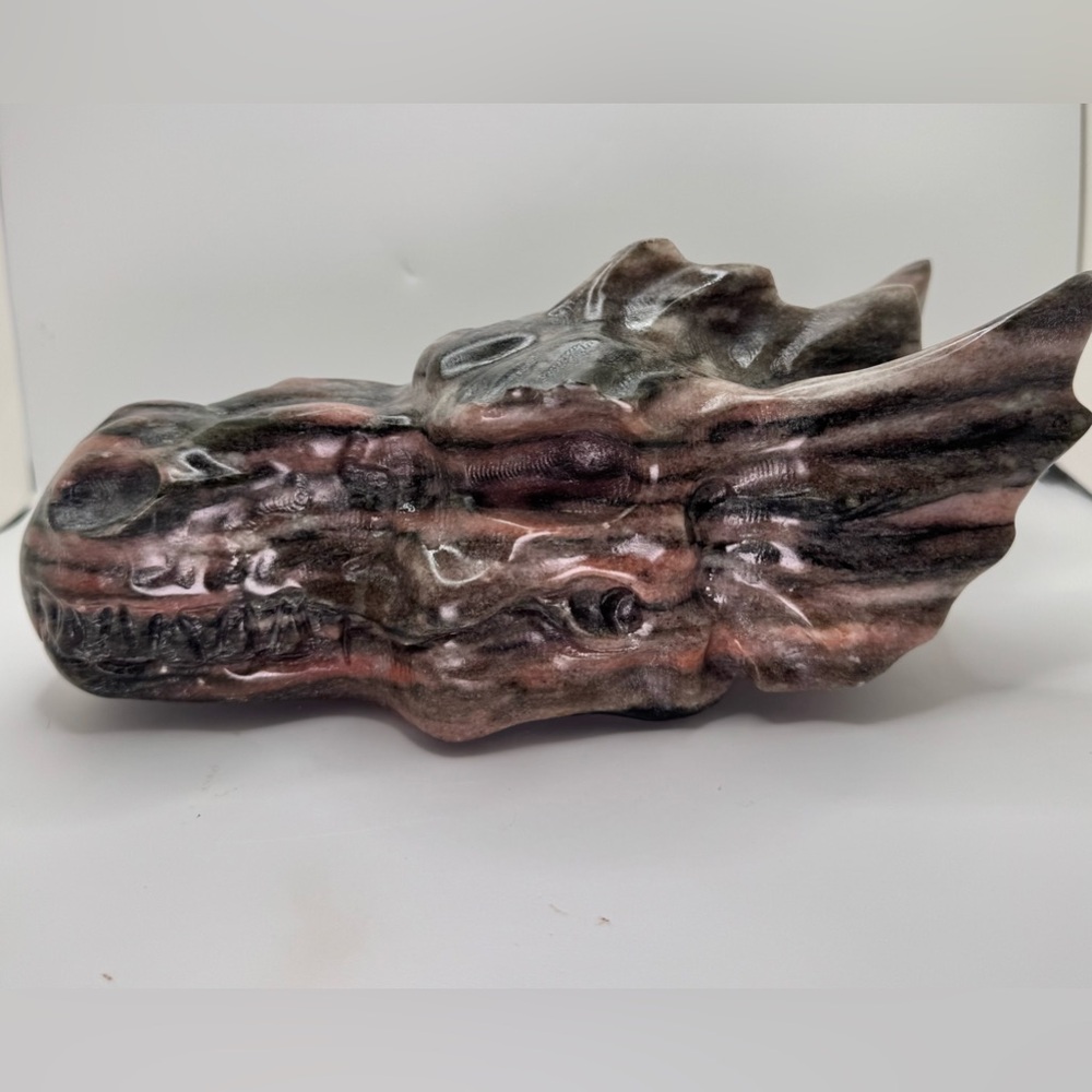 6lb Pink Zebra Dragonhead / Dragon Skull